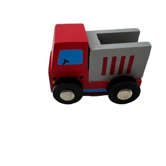 Wooden Construction Vehicle Lot Of 6 Melissa and Doug and More - Picture 2 of 14